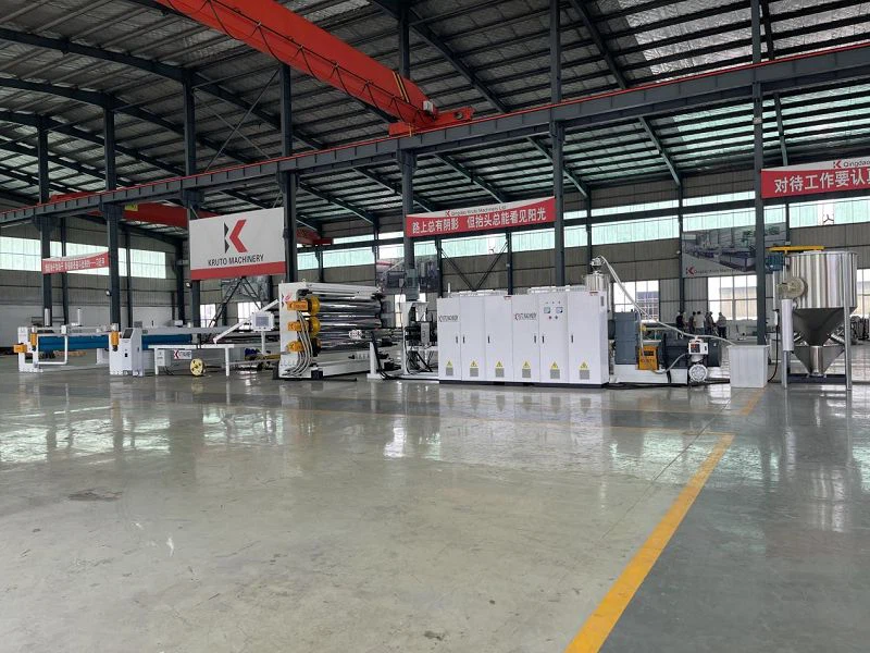 2.5m width PE Geomembrane Making Machine for our Asian Customer