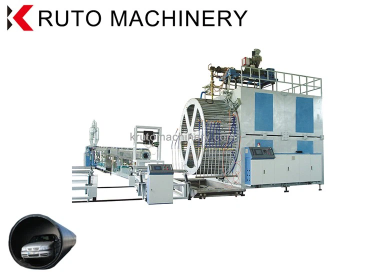 Large Diameter Hollow Wall Winding Pipe Extrusion Line